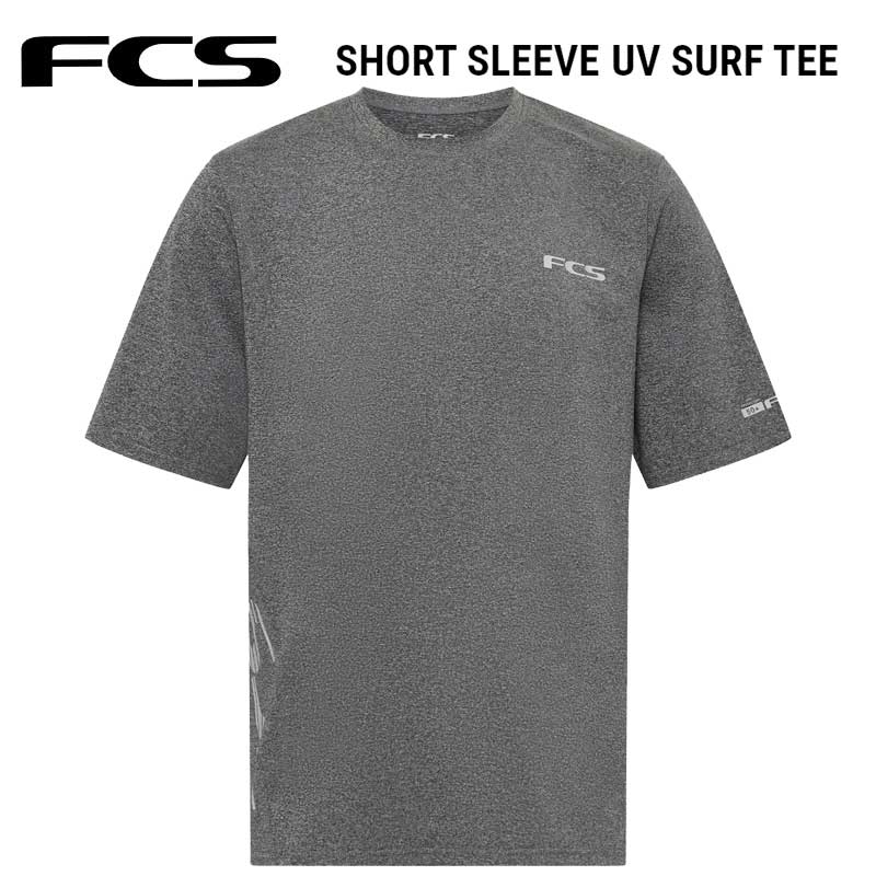 FCS MEN'S SHORT SLEEVE UV SURF TEE / エフシーエス メンズ ショートスリーブ サーフ ラッシュガード 半袖 サーフィン SUP 日焼け対策 メール便対応