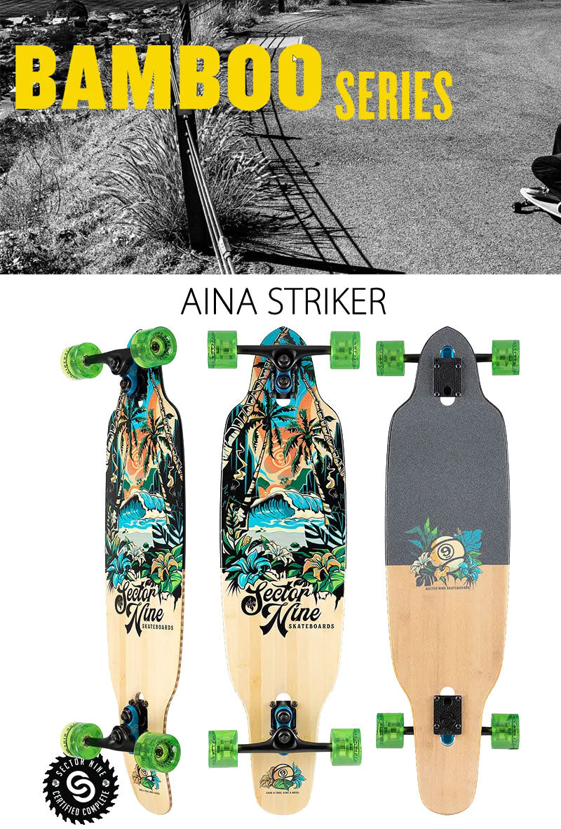 即出荷 SECTOR9/セクターナイン AINA STRIKER 36.5inc サーフスケート ロングスケートボード ロングボード スケボー オフトレ