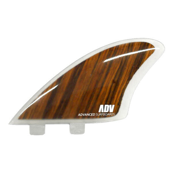 ADVANCED GLASS WOOD FIN KEEL/グラスフィン ウッド キールフィン サーフボード サーフィン ツインフィン レトロフィン メール便対応