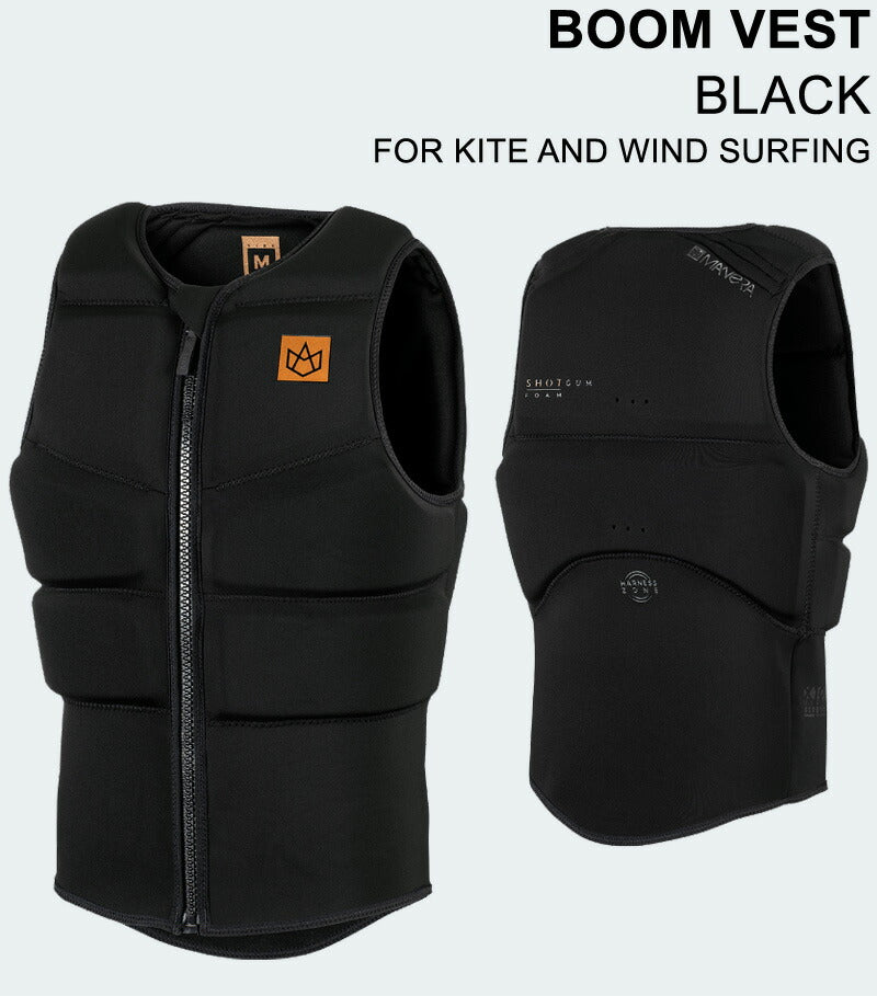 MANERA BOOM VEST BLACK マネラ ブーム ベスト インパクトベスト ウィンドサーフィン ウィングフォイル カイトボード