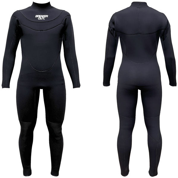 2026 国産モデル BREAKER OUT HYBRID U-ZIP FULL SUIT 3mmx2mm / ブレイカーアウト ハイブリッドユージップ フルスーツ ウェットスーツ サーフィン ジャージ