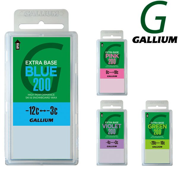 即出荷 GALLIUM / ガリウム EXTRA BASE WAX 200g エクストラ ベース ワックス スノーボード