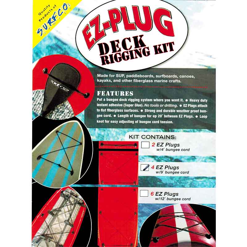 EZ PLUG / イージープラグ DECK RIGGING KIT 4 デッキ リギング キット SUP サップ