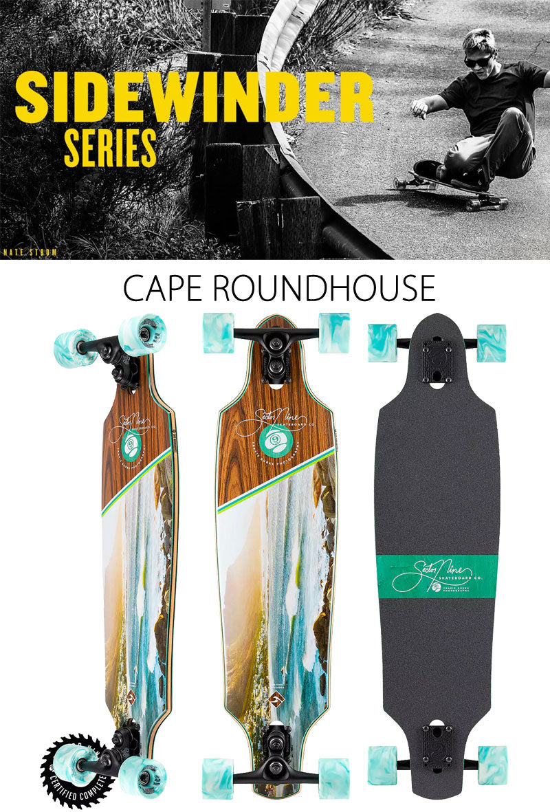 即出荷 SECTOR9/セクターナイン CAPE ROUNDHOUSE 34inc サーフスケート ロングスケートボード ロングボード スケボー オフトレ