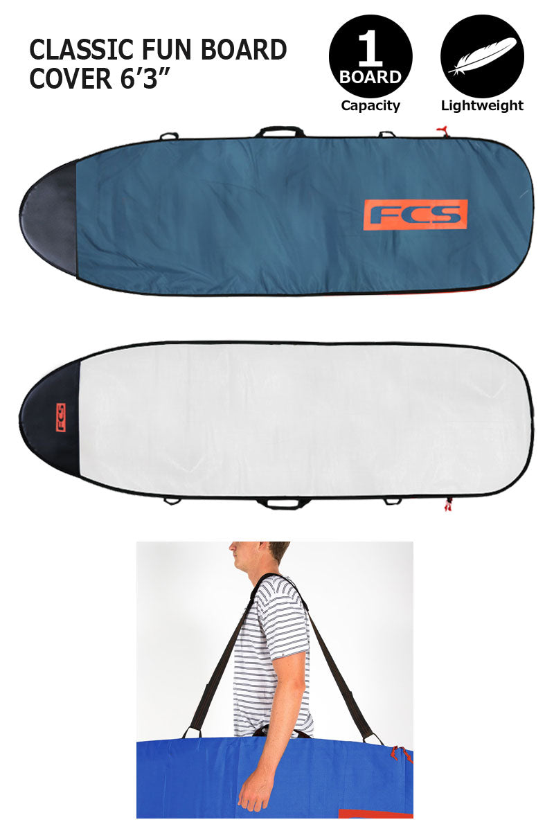 FCS CLASSIC BOARD COVER FUNBOARD 6'3/エフシーエス クラシック ボードカバー ファンボード ボードケース ハードケース サーフボード サーフィン