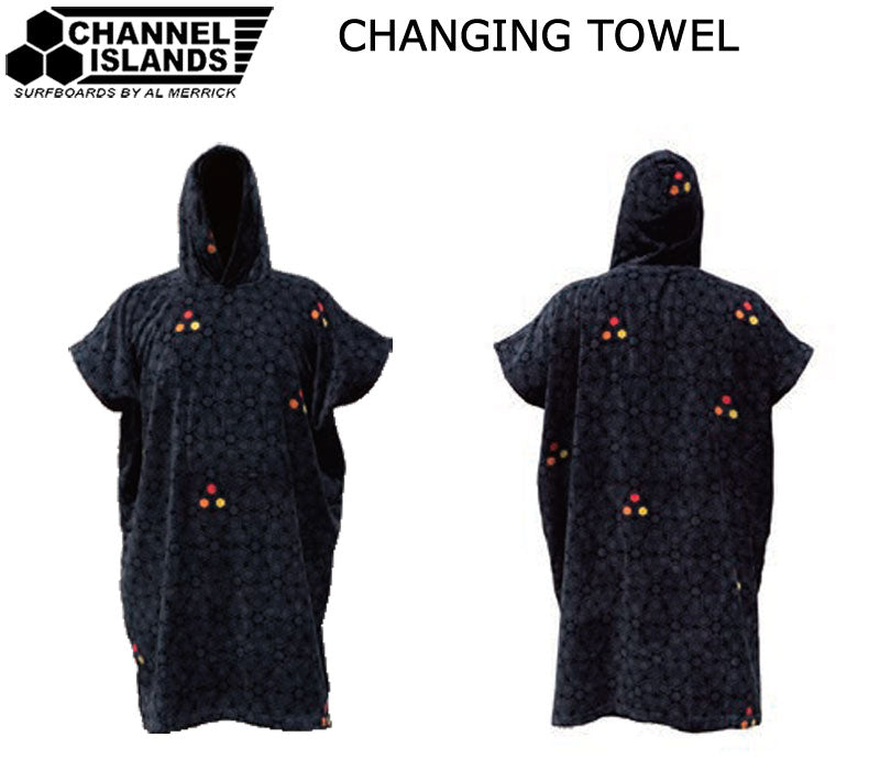 CHANNEL ISLANDS CHANGING TOWEL / チャンネルアイランド チェンジングタオル ビーチ ポンチョ 着替え 海 サーフィン 防寒