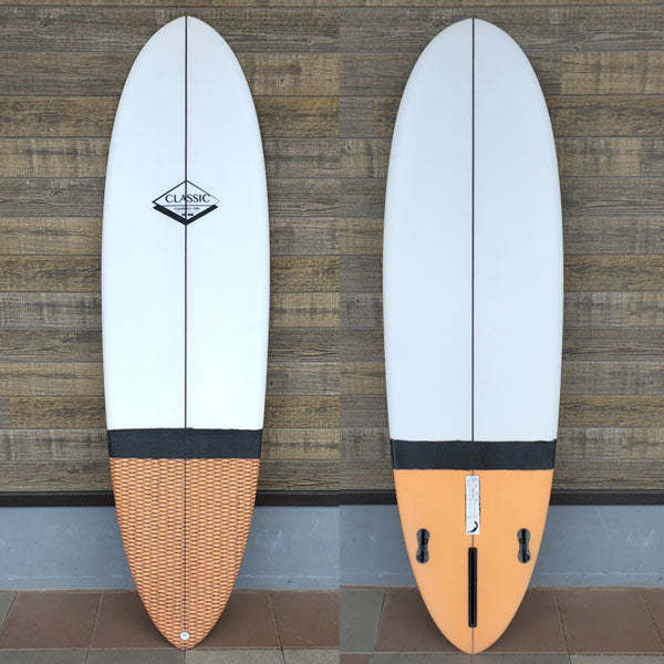 西濃運輸営業所止め サーフボード 6'2 ユキサーフ クラシック YUKI SURF CLASSIC 須藤幸浩 ミッドレングス ファンボード サーフィン オレンジ 送料無料