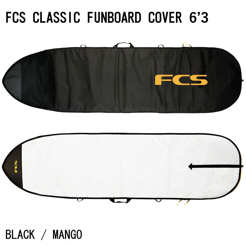 サーフィン・ボディボード FCS CLASSIC FUN BOARD COVER FCS CLASSIC BOARD COVER FUNBOARD 6'3/エフシーエス クラシック