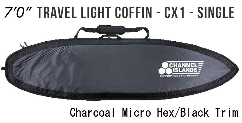 CHANNEL ISLANDS Travel Light Coffin CX1 SINGLE 7'0 / チャンネルアイランド トラベル ライト コフィン ハードケース  サーフィン ボードカバー