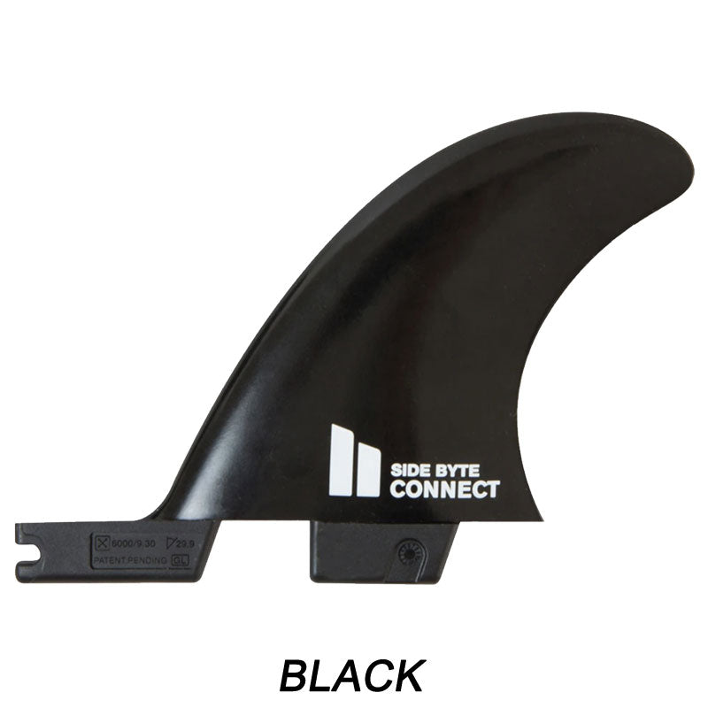 FCS2 CONNECT SMALL QUAD REAR SIDE BYTES RETAIL FINS BLACK / FCSII エフシーエス2 コネクト スモール クアッドリア サイド バイト ブラック メール便対応