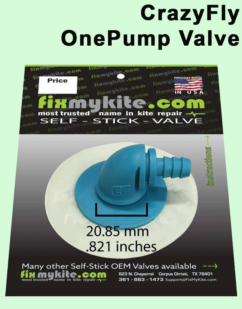 FixMyKite CrazyFly OnePumpValve 吸気バルブ カイト修理 交換用バルブ リペア用品 カイトサーフィン フィックスマイカイト クレイジーフライ ワンポンプバルブ