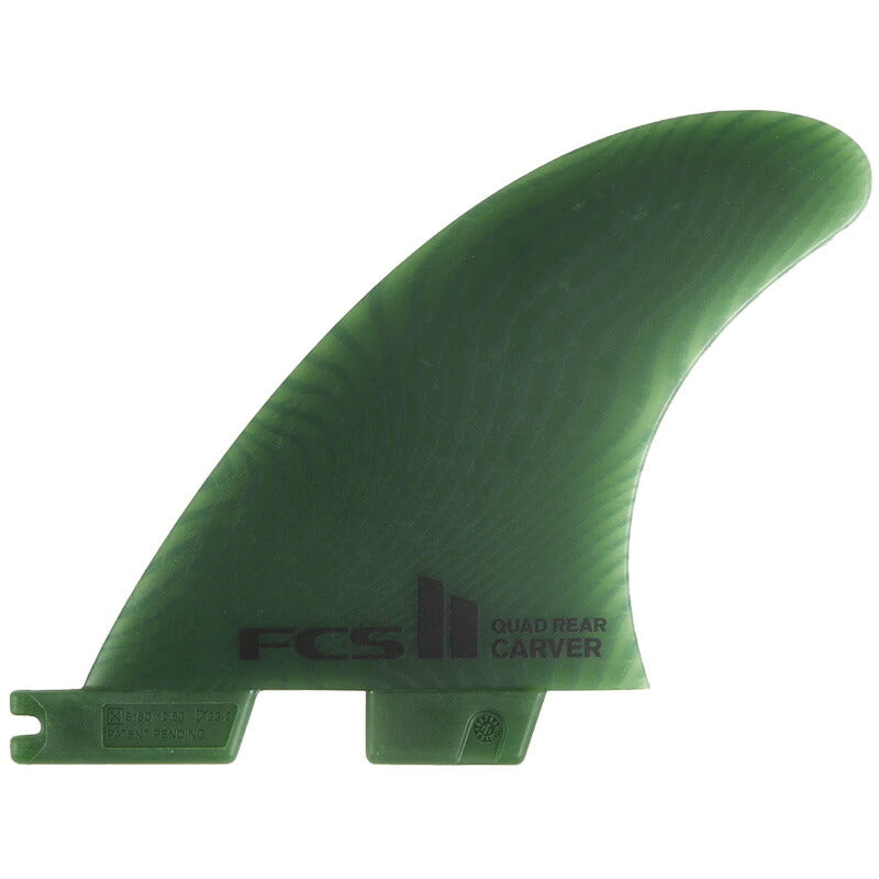 FCS2 CARVER ECO BLEND QUAD REAR FIN / エフシーエス2  カーバー エコブレンド クアッドリア フィン サーフィン