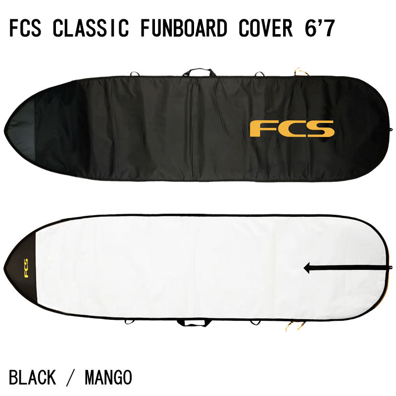 FCS CLASSIC BOARD COVER FUNBOARD 6'7/エフシーエス クラシック ボードカバー ファンボード ボードケース ハードケース サーフボード サーフィン