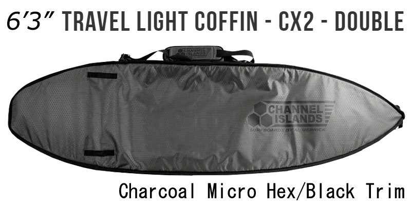 CHANNEL ISLANDS Travel Light Coffin CX2 DOUBLE 6'3 / チャンネルアイランド トラベル ライト コフィン ハードケース  サーフィン ボードカバー