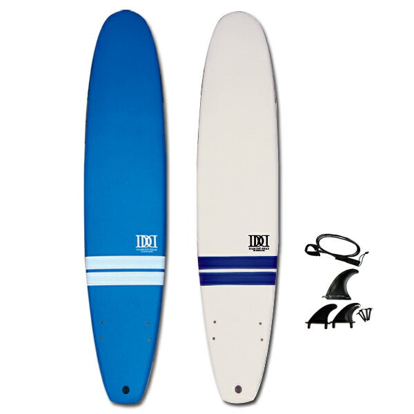 サーフボード ソフトボード 9'2 D-6 ロングボード ファンボード ダイアモンドヘッド ブルー ホワイト 営業所止め