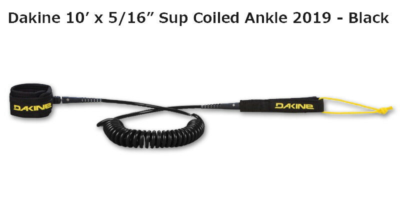 2019 DAKINE/ダカイン SUP LEASH CODE ANKLE/リーシュコード 10' 5/16 足首用 AJ237952 パドルボード サップ スタンドアップパドルボード