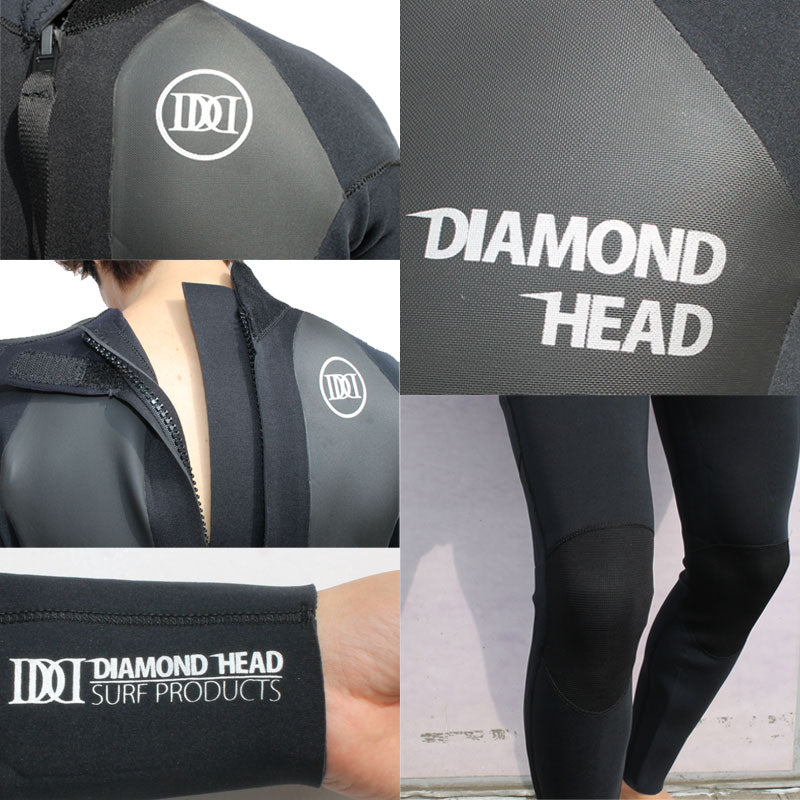 ダイアモンドヘッド ウェットスーツ 3/2フルスーツ すくい縫い加工 DIAMONDHEAD 春夏用 メンズウェットスーツ サーフィン