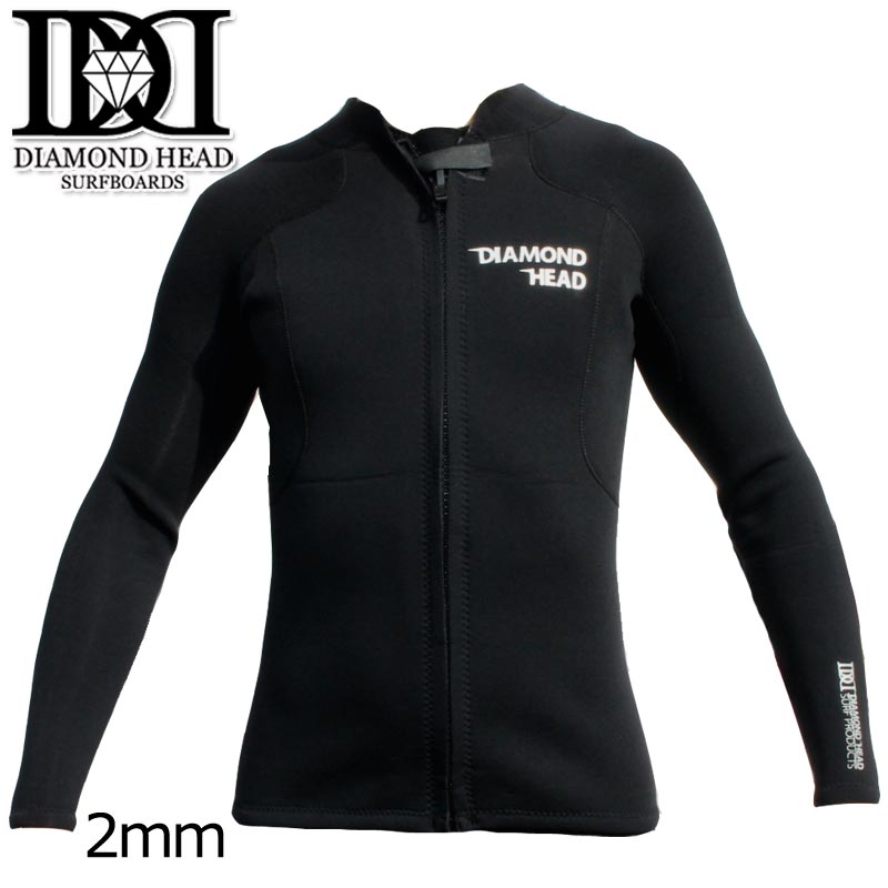 ダイアモンドヘッド ウェットスーツ 2mmロングスリーブ 長袖 L/S タッパー すくい縫い加工 DIAMONDHEAD 春夏用 メンズウェットスーツ サーフィン