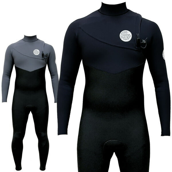 2024 RIPCURL E-BOMB E6 ZIP FREE FULLSUIT/リップカール ジップフリー フルスーツ 3×3 O30-001 ウェットスーツ サーフィン ジャージ 春秋用 数量限定