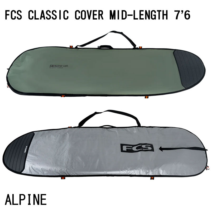 FCS CLASSIC COVER MID-LENGTH 7'6 / エフシーエス クラシック ボードカバー ミッドレングス ボードケース ハードケース サーフボード サーフィン