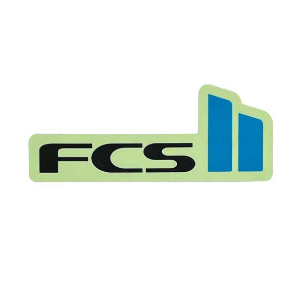 FCS2 STICKER MEDIUM / FCSII エフシーエス2 ステッカー ミディアム  W100mm ロゴ サーフィン メール便対応