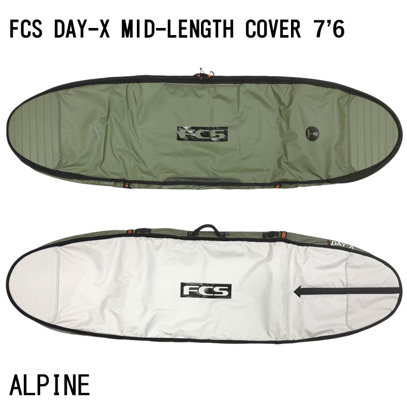 FCS DAY-X MID LENGTH COVER 7'6 / エフシーエス デイランナー ボードカバー ミッドレングス ボードケース ハードケース サーフボード サーフィン