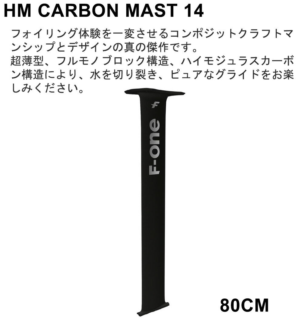 F-ONE FOIL HM カーボンマスト 80cmマストセット ウィングフォイル SUP エフワン フォイル　