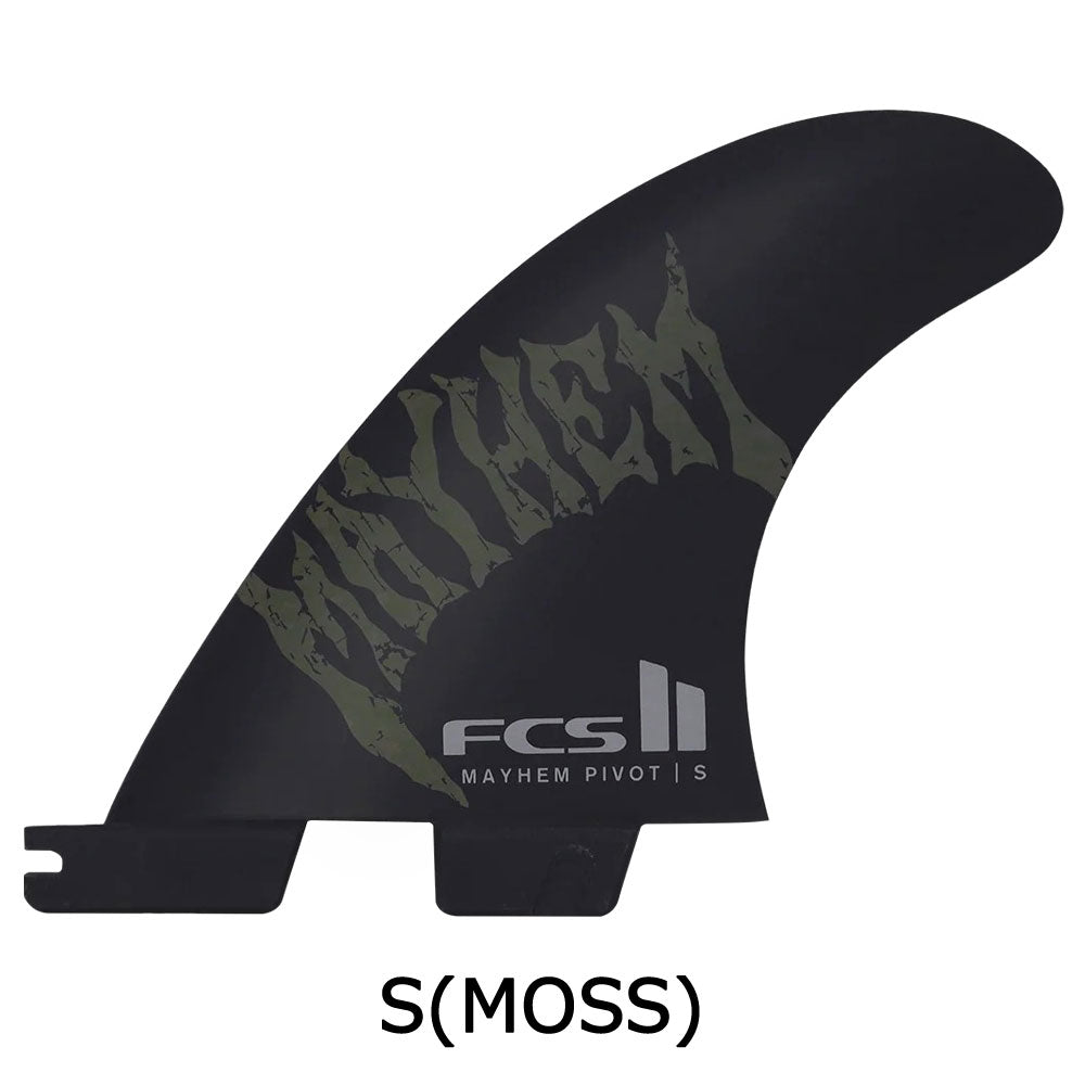 FCSII MB MAYHEM PIVOT PC CARBON TRI FINS / エフシーエス メイヘム  ピボット トライ フィン パフォーマンスコア サーフィン 3枚組