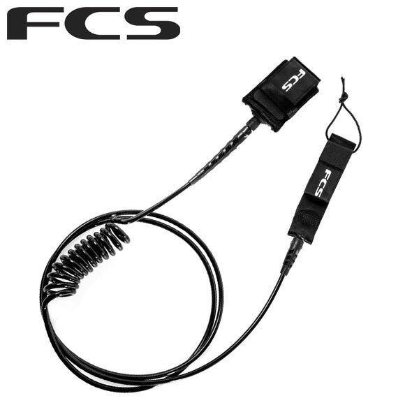 FCS SUP ANKLE ESSENTIAL LEASH 7' / エフシーエス サップ アンクル エッセンシャル リーシュコード 足首用 コイルリーシュ