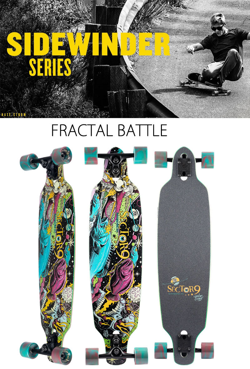 SECTOR9/セクターナイン FRACTAL BATTLE 36inc サーフスケート ロングスケートボード ロングボード スケボー オフトレ