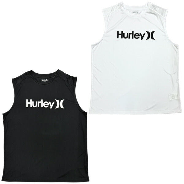 HURLEY MENS RASH OAO SLEEVE LESS MRG2310035 / ハーレー メンズ ラッシュガード 男性 タンクトップ サーフィン UVカット 日焼け防止 クラゲ対策 メール便対応