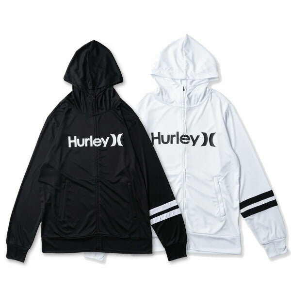 HURLEY ハーレー メンズ ラッシュガード MENS RASH ONE AND ONLY FULL ZIP HOODIE MRG2310036 男性 パーカー サーフィン UVカット 日焼け防止 クラゲ対策 メール便対応