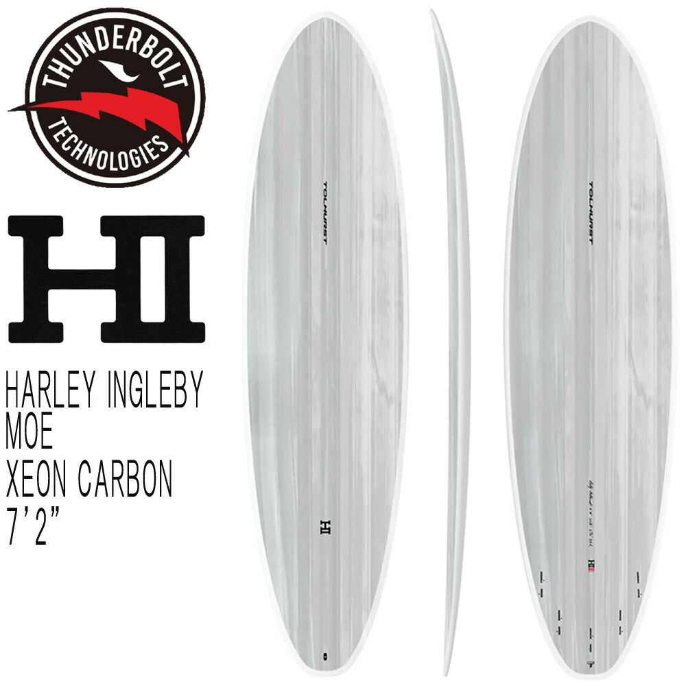 2023 HARLEY INGLEBY MOE 7'2 XEONCARBON / ハーレーイングルビー モエ ジオンカーボン サンダーボルト トンビ製 5フィン ミッドレングス ファンボード サーフボード 営業所止め 送料無料 サーフィン