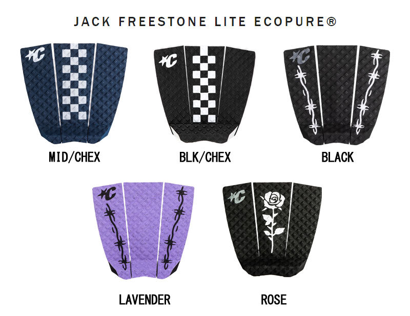 CREATURES JACK FREESTONE LITE ECOPURE TRACTION / クリエイチャーズ ジャック フリーストーン ライト エコピュア トラクション サーフィン デッキパッド