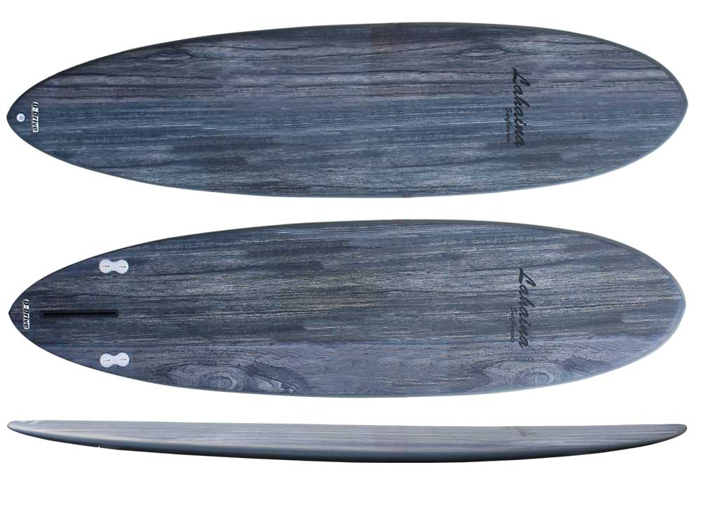 西濃運輸営業所止め サーフボード ラハイナ/LAHAINA 7'2 L08GR ミッドレングスウッド調 ファンボード