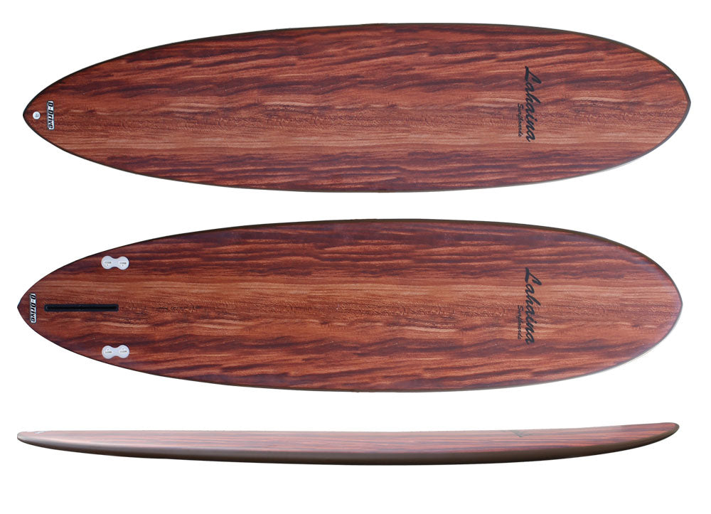 西濃運輸営業所止め サーフボード ラハイナ/LAHAINA 7'5 L20BR ミッドレングスウッド調 ファンボード