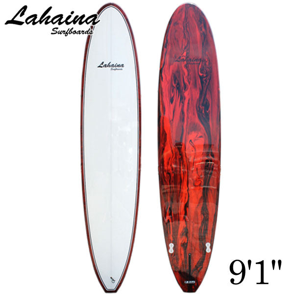 サーフボード ラハイナ LAHAINA 9'1 L6 ロングボード ワインレッド 営業所止め 送料無料