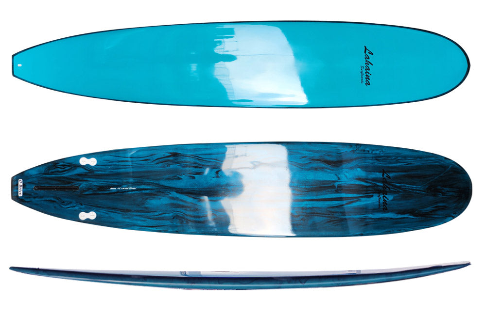 西濃運輸営業所止め サーフボード ラハイナ LAHAINA 9'0 L15 ロングボード 青 グリーンマーブル 送料無料