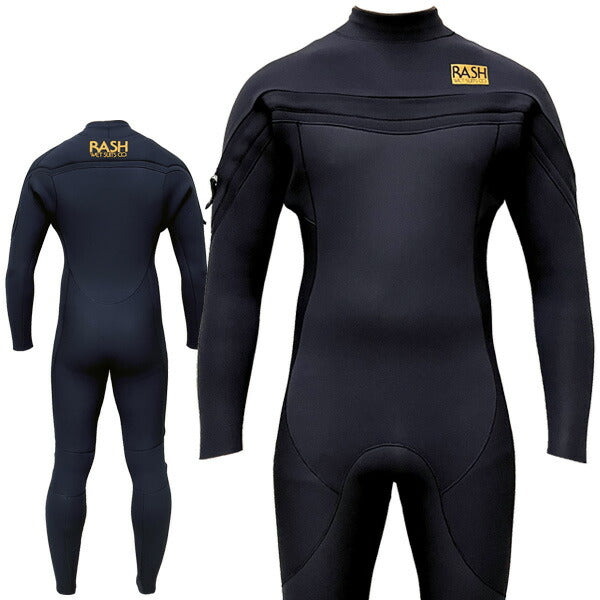 2023 RASH DZ LONG CHEST ZIP TYPE FULL SUIT / ラッシュ ロングチェスト 3.5mmｘ2mm ウェットスーツ サーフィン ジャージ フルスーツ 春秋用