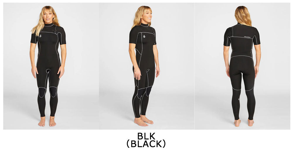 2024継続 VOLCOM WOMENS MODULATOR 2mm SHORT SLEEVE WETSUIT  O9512309 / ボルコム モジュレーター ショートスリーブウェットスーツ シーガル サーフィン ジャージ 春夏秋用 レディース