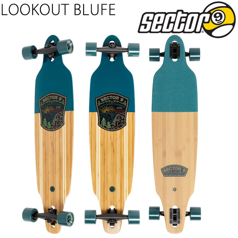 SECTOR9/セクターナイン LOOKOUT BLUFF 41.125inc サーフスケート ロングスケートボード ロングボード スケボー オフトレ