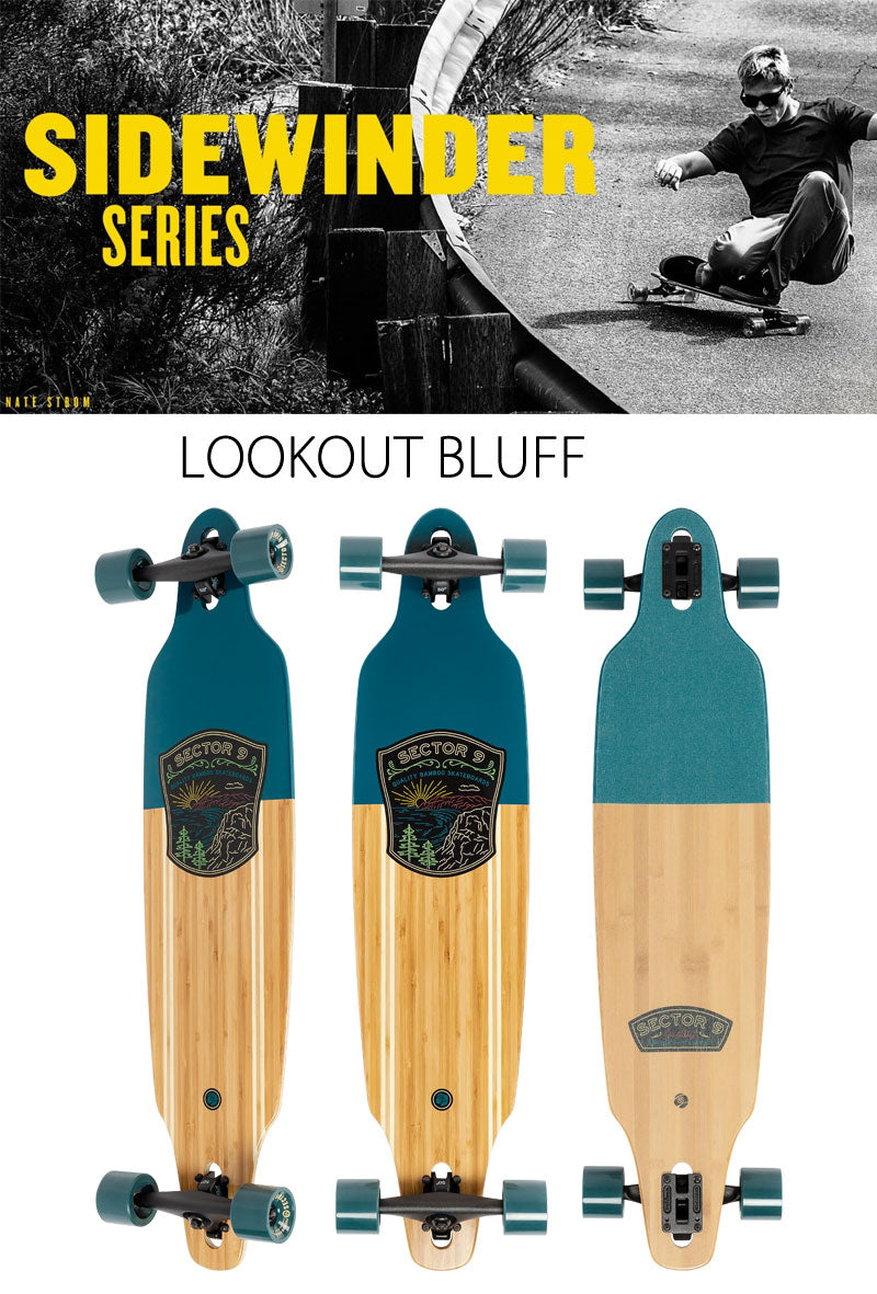 SECTOR9/セクターナイン LOOKOUT BLUFF 41.125inc サーフスケート ロングスケートボード ロングボード スケボー オフトレ