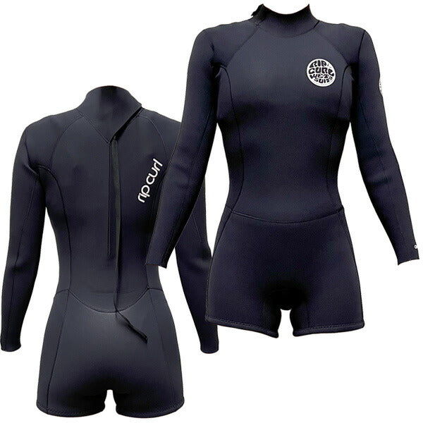 2023 RIPCURL OMEGA WOMEN BACK ZIP LONGSPRING / リップカール バックジップ ロンスプ 3mm×2mm P33-102 ウェットスーツ サーフィン ジャージ 夏用 レディース