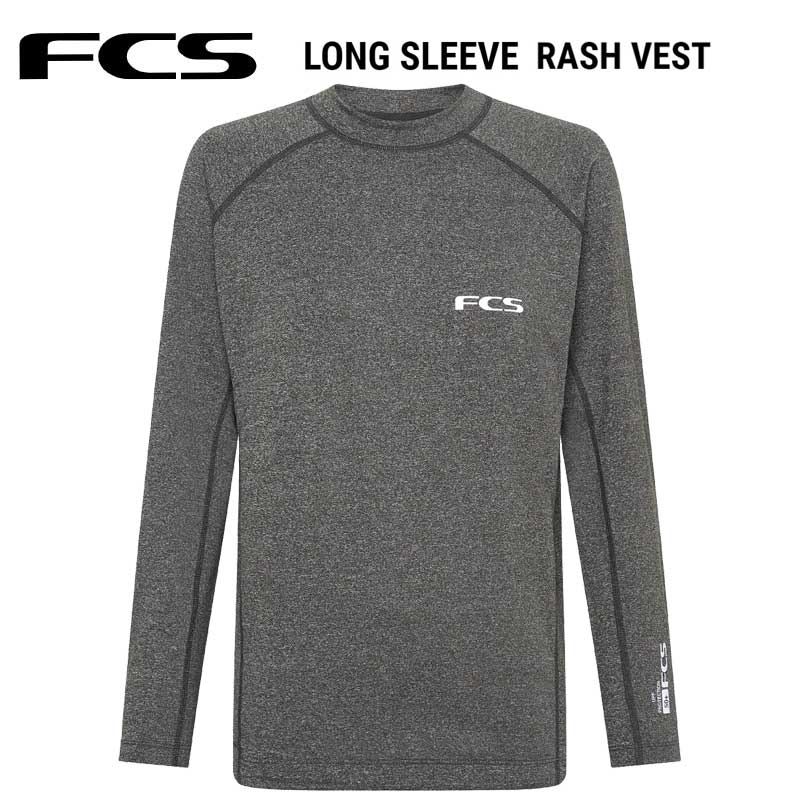 FCS ESSENTIAL LONG SLEEVE RASH VEST / エフシーエス エッセンシャル ロングスリーブ ラッシュガード 長袖 サーフィン SUP 日焼け対策 メール便対応