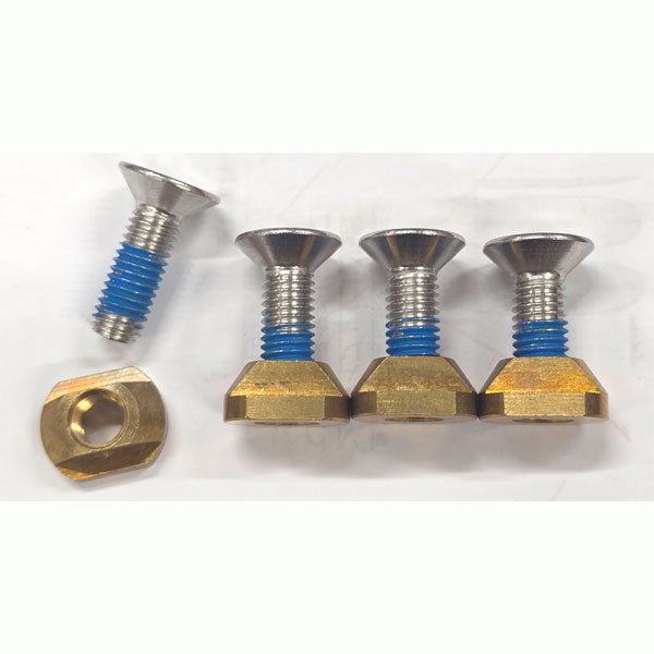 M8 25mmスクリュー4個セット ネジ Tナット 六角ボルト ジョイント パーツ 接合 金具 フォイル フォイルボード SUPフォイル カイトフォイル ウイングフォイル サーフフォイル メール便対応