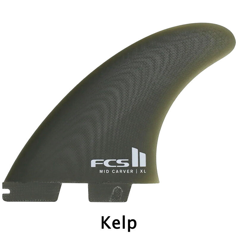 FCS2 MID CARVER PG XL THRUSTER FIN / FCSII エフシーエス2 カーバー パフォーマンスグラス スラスター ミッドレングス サーフボード サーフィン 3枚組