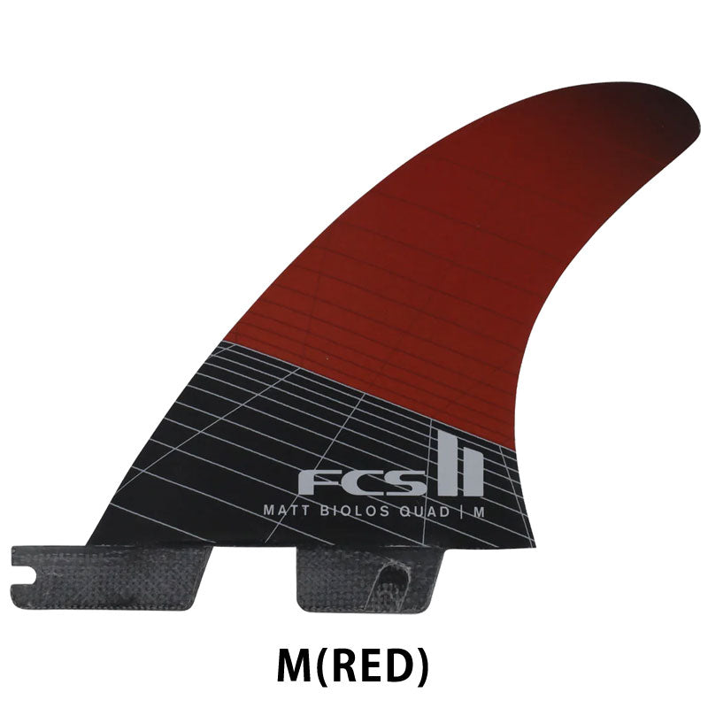 FCS2 MAYHEM MB CARBON QUAD-REAR FIN Matt Biolos/ FCSII エフシーエス2 メイヘム マットバイオロス クアッドリア サーフボード サーフィン ショート 2枚組
