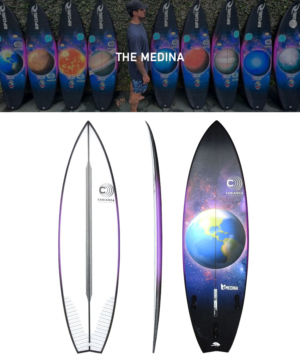 CABIANCA / カビアンカ THE MEDINA ザ メディーナ THE SOLAR SYSTEM 5’8 EARTH サーフボード  営業所止め 送料無料