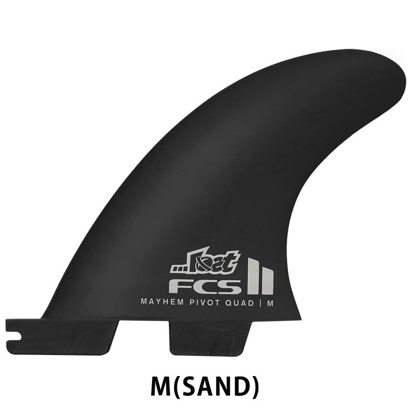 FCSII MB MAYHEM PIVOT PC CARBON QUAD REAR FINS / エフシーエス メイヘム  ピボット クアッドリア フィン パフォーマンスコア サーフィン 2枚組