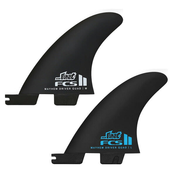 FCSII MB MAYHEM PC CARBON QUAD REAR DRIVER FINS / エフシーエス メイヘム  カーボン クアッドリア ドライバー フィン パフォーマンスコア サーフィン 2枚組
